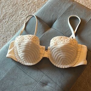 Crochet bathing suit top